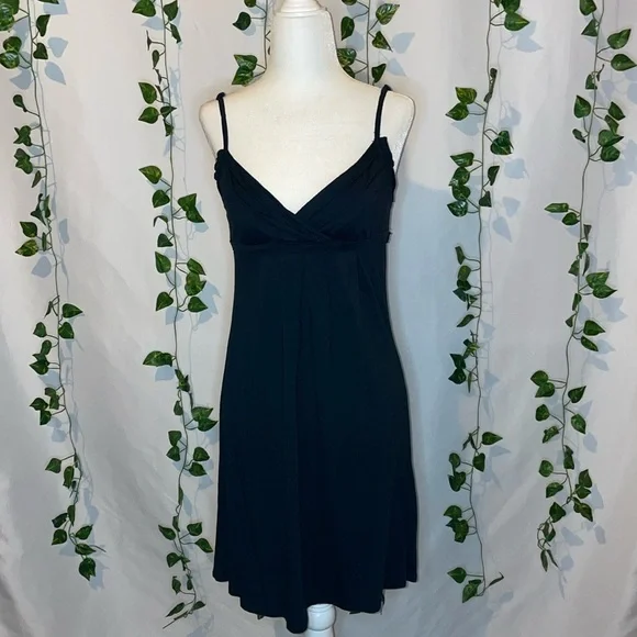 American Eagle Outfitters | Juniors Spaghetti Strap Dress | V-Neck | Black  | XS
